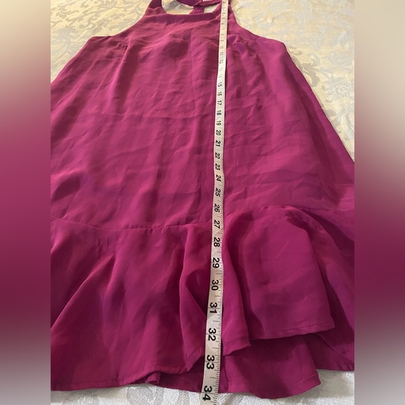 - Luca Couture Pink Halter swing dress size M - Picture 4 of 8